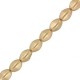 Czech Pinch beads kralen 5x3mm Aztec gold 01710